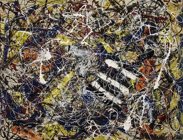 Uma das obras de arte mais caras é Number 17A, de Jackson Pollock