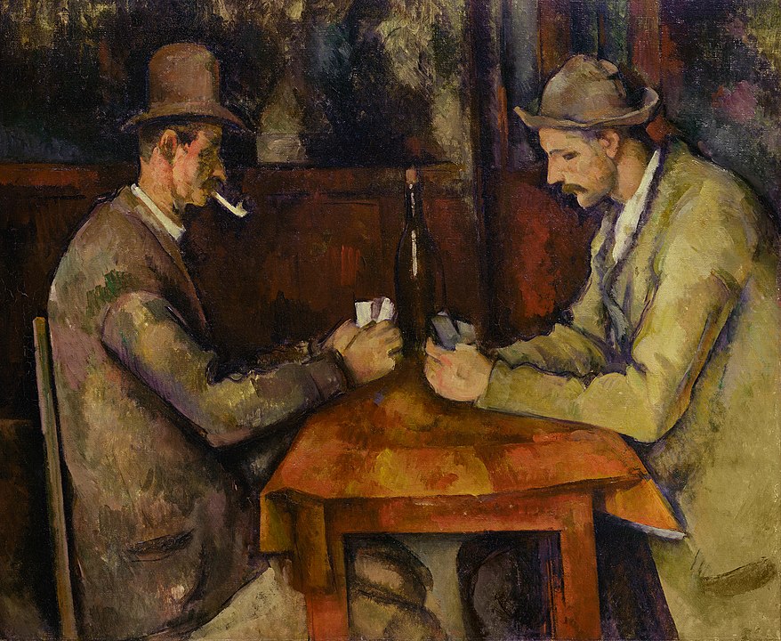 Uma das três obras de arte mais caras: Les Joueurs de Cartes, de Paul Gauguin
