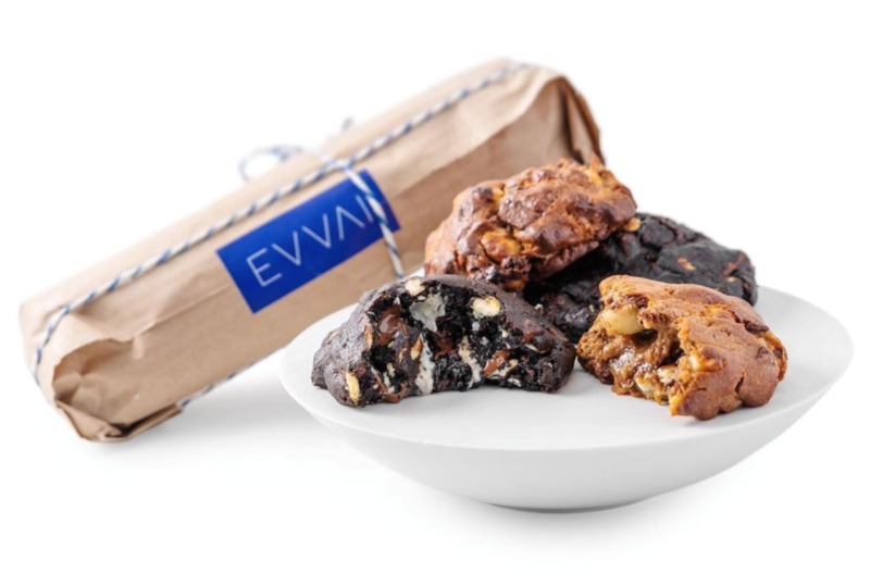 No Evvai, os clientes podem pedir a massa do cookie e finalizar o preparo em casa