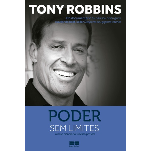 Um dos livros recomendados é Poder Sem Limites, de Tony Robbins