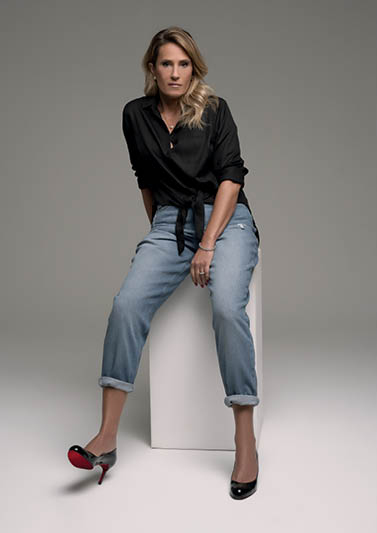 Karla Marques Felmanas veste vestido ML curto logo Calvin Klein