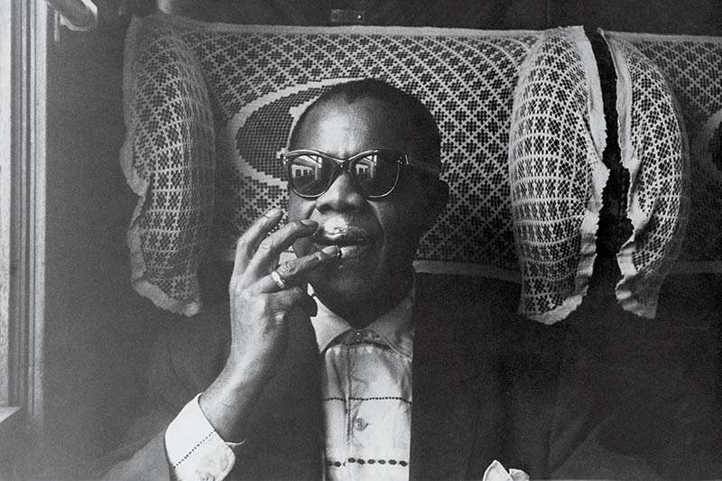 Louis Armstrong, em 1955