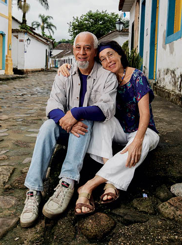 Marcos Ribas e sua esposa, Rachel, fundadores do Teatro Espaço