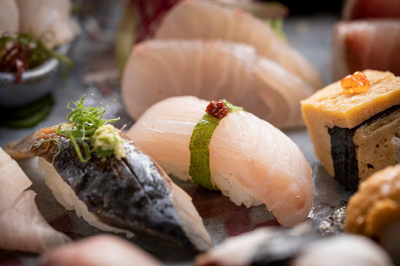 Sushis e sashimis do Aizomê para a ceia