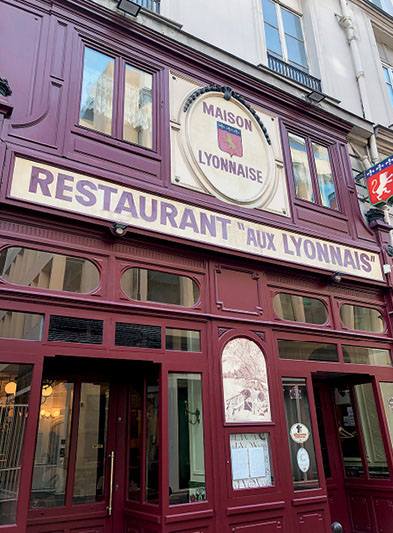 Restaurante Aux Lyonnais, em Paris