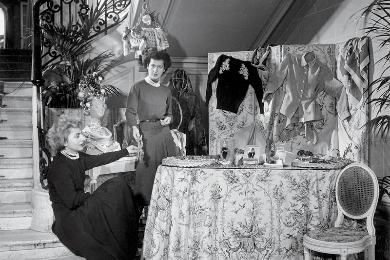 A butique de Christian Dior, em 1947 