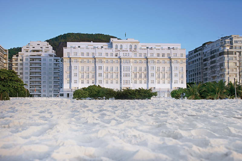 Fachada do Copacabana Palace, a Belmond Hotel