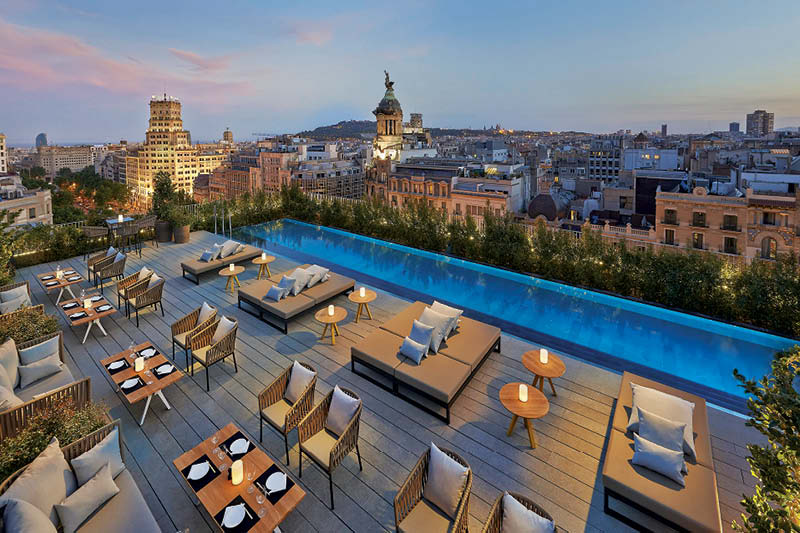 Terraço do Mandarin Oriental Barcelona