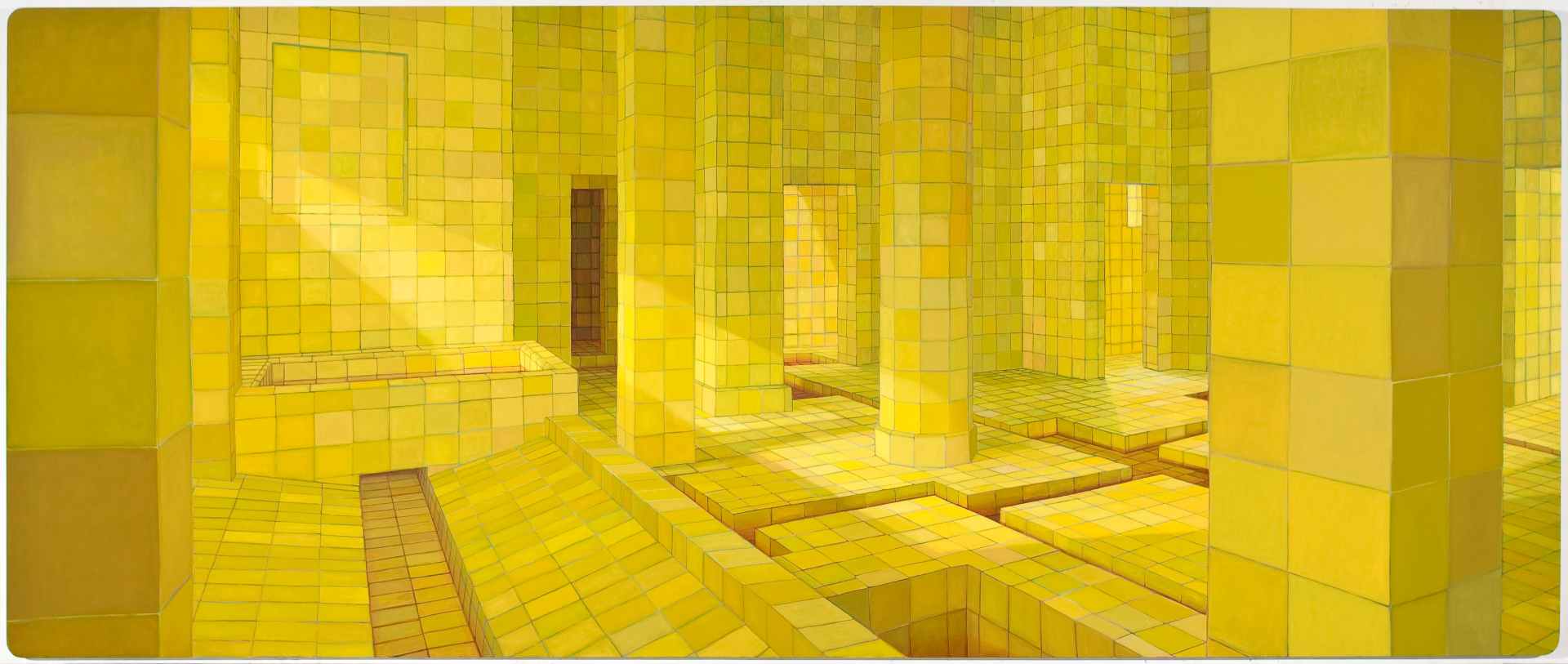 A obra "O iluminado", de Adriana Varejão