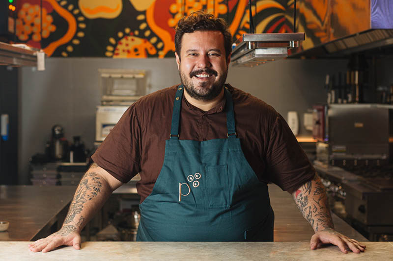 Caio Soter, chef do Pacato, um dos novos restaurantes surpreendentes