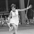 Maria Esther Bueno durante o Campeonato de Wimbledon de 1965 em Londres