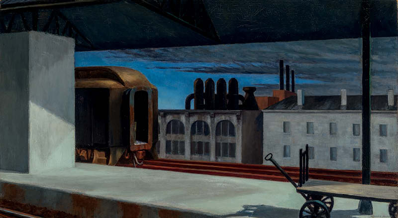Pintura Dawn in Pennsylvania (1942), de Edward Hopper 