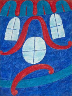 Alfredo Volpi, "Fachada" (1970), 30,6 x 22 cm, têmpera sobre tela