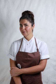 A sergipana Monique Gabiatti, premiada por seu trabalho à frente do Polvo Marisqueria