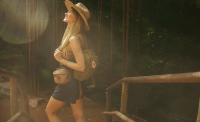 Anna Laura Wolff em viagem pelo Brasil