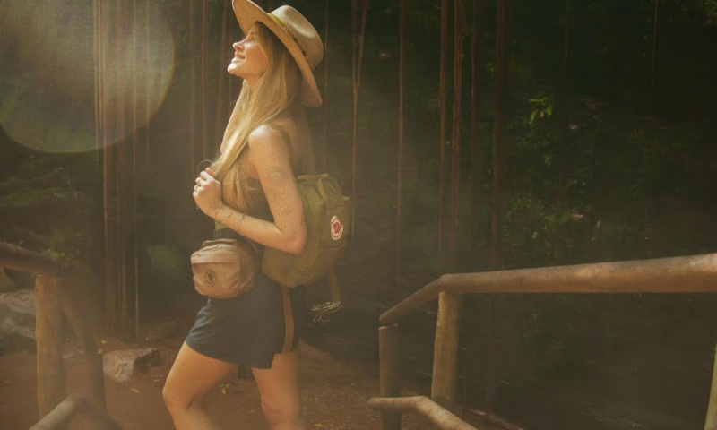 Anna Laura Wolff em viagem pelo Brasil