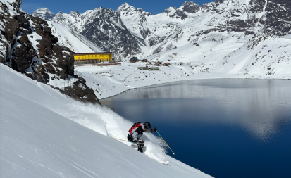 Esqui em Portillo, no Chile