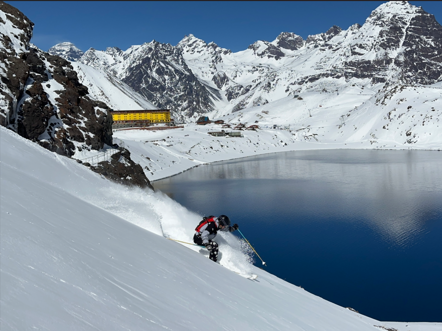 Esqui em Portillo, no Chile