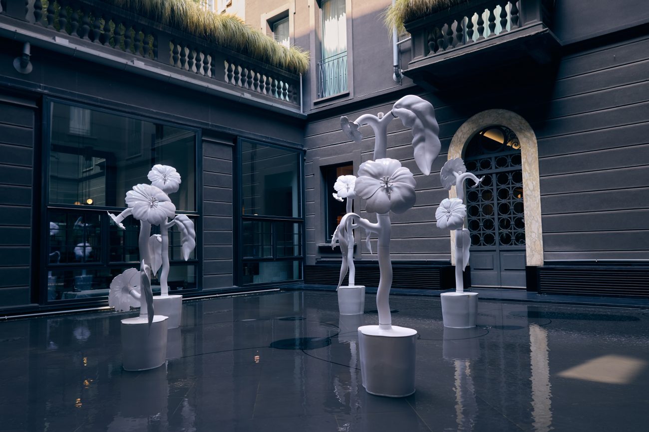 Floresta Futuristica em Milão assinada pelo designer italiano Matteo Cibic (divulgação)