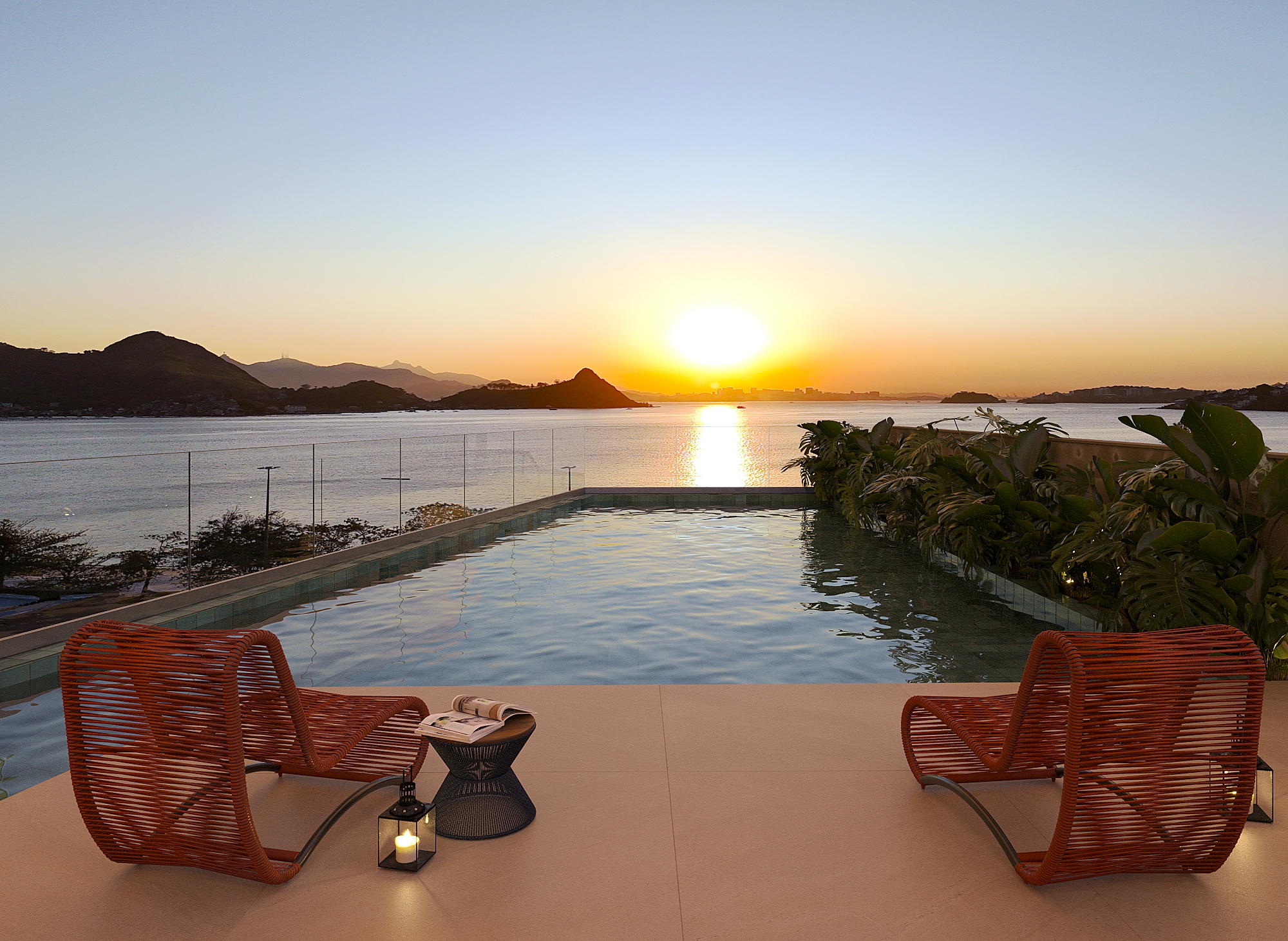 Projeção de piscina do Sou+ Charitas