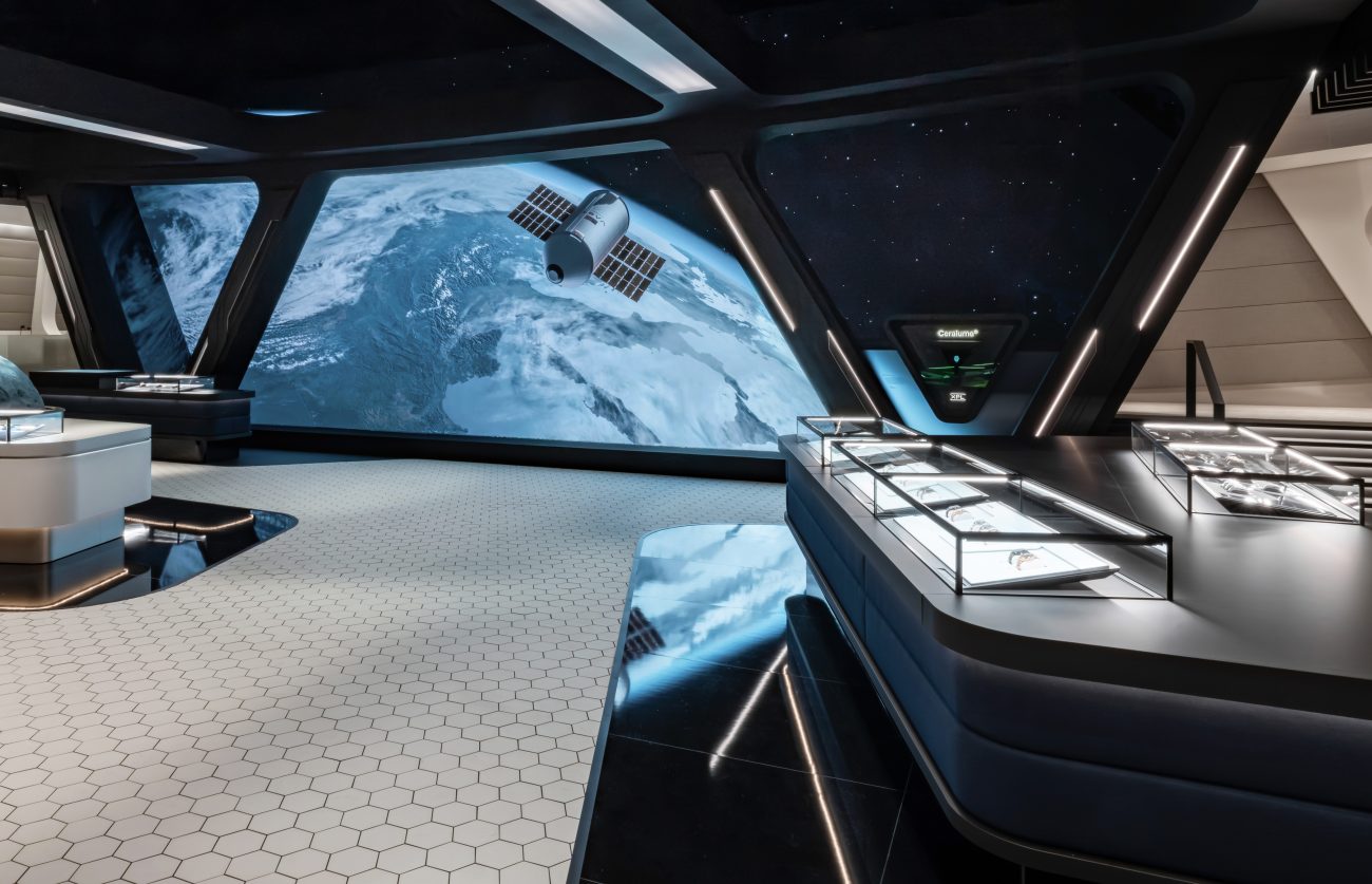 Stand da IWC na feira de relojoaria de Genebra