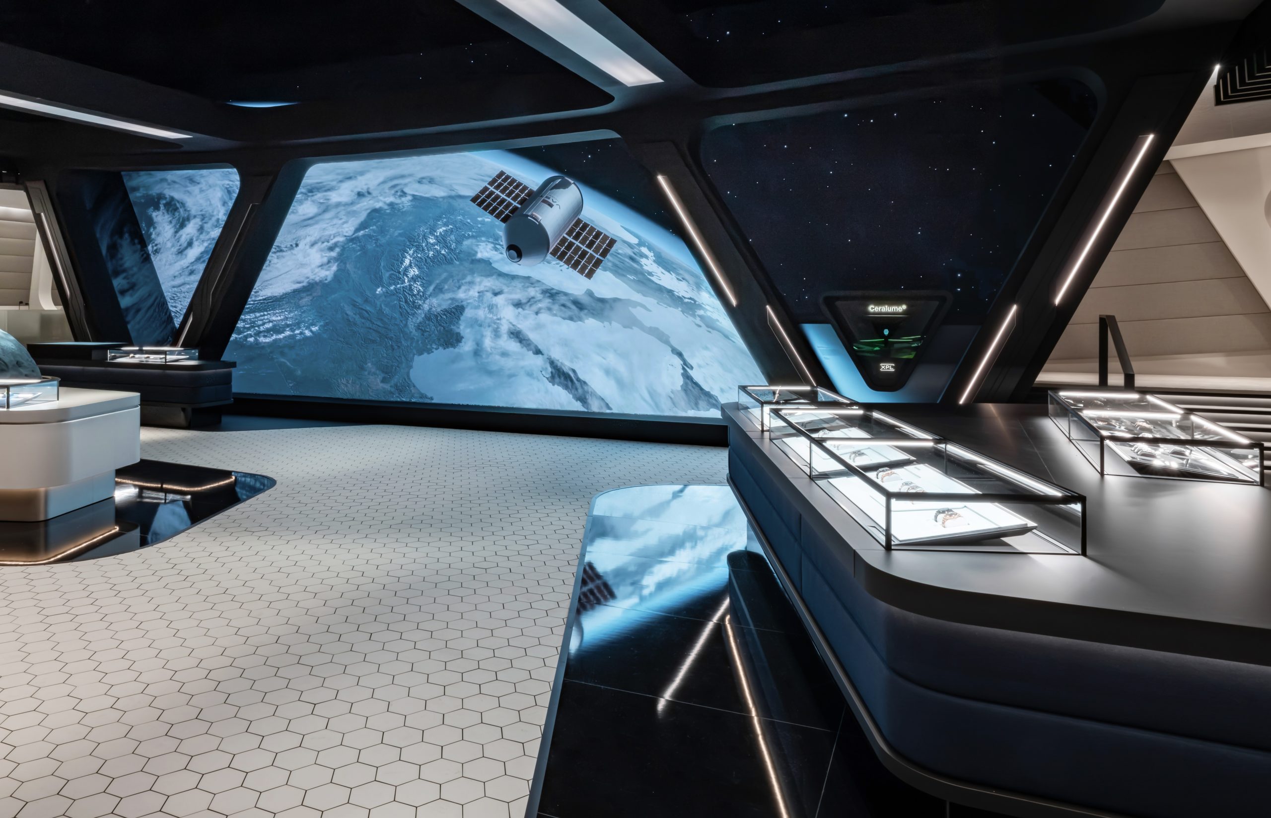 Stand da IWC na feira de relojoaria de Genebra