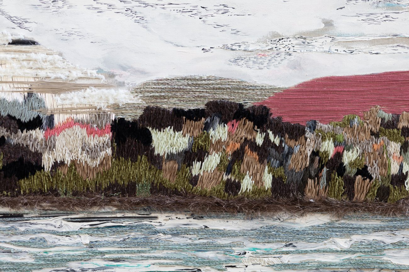 Obra de Laura Villarosa que está na exposição individual Fio D'Água