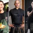 Os chefs Pedro Godoy, Fabrício Lemos e Danilo Takigawa