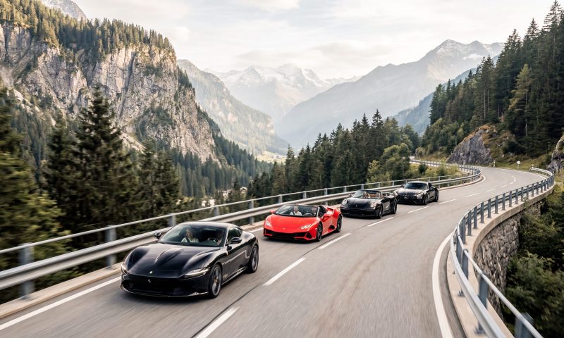 Viagem de Munique aos Alpes em carros de alta performance