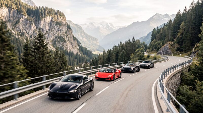 Viagem de Munique aos Alpes em carros de alta performance