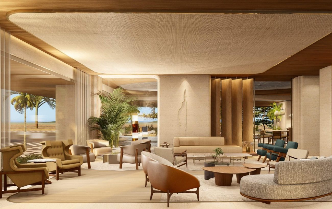 Ilustração do lobby do Sofitel Rio de Janeiro Ipanema (divulgação)