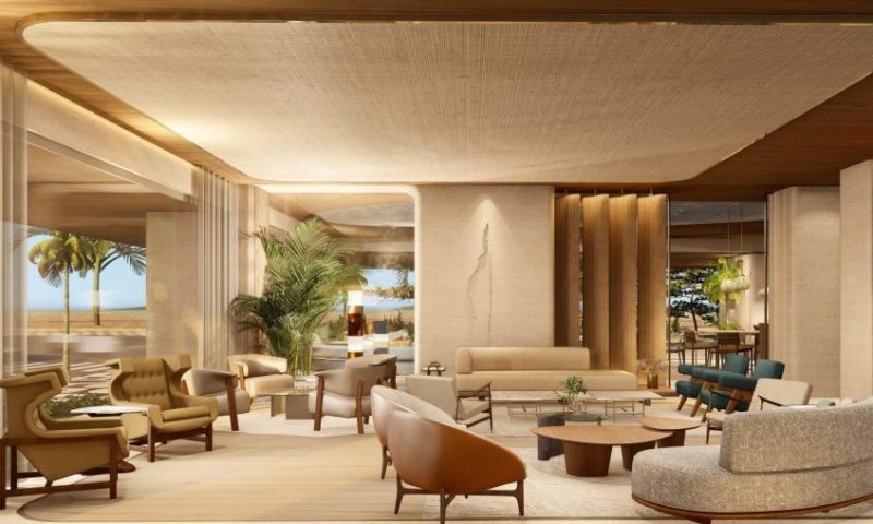 Ilustração do lobby do Sofitel Rio de Janeiro Ipanema (divulgação)