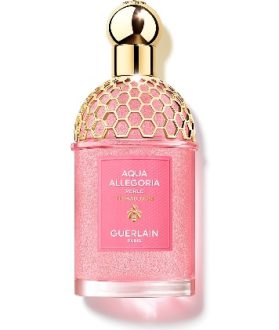 Acqua Allegoria Florabloom Perle, Guerlain, R$ 1060Tem tecnologia de micropérolas perfumadas que se fundem à pele, unindo a intensidade de um eau de parfum ao efeito de um cuidado hidratante. Feminina, com notas ensolaradas de tuberosa, delicadas da rosa e atalcadas de íris e violeta, iluminadas por um acorde de manga.