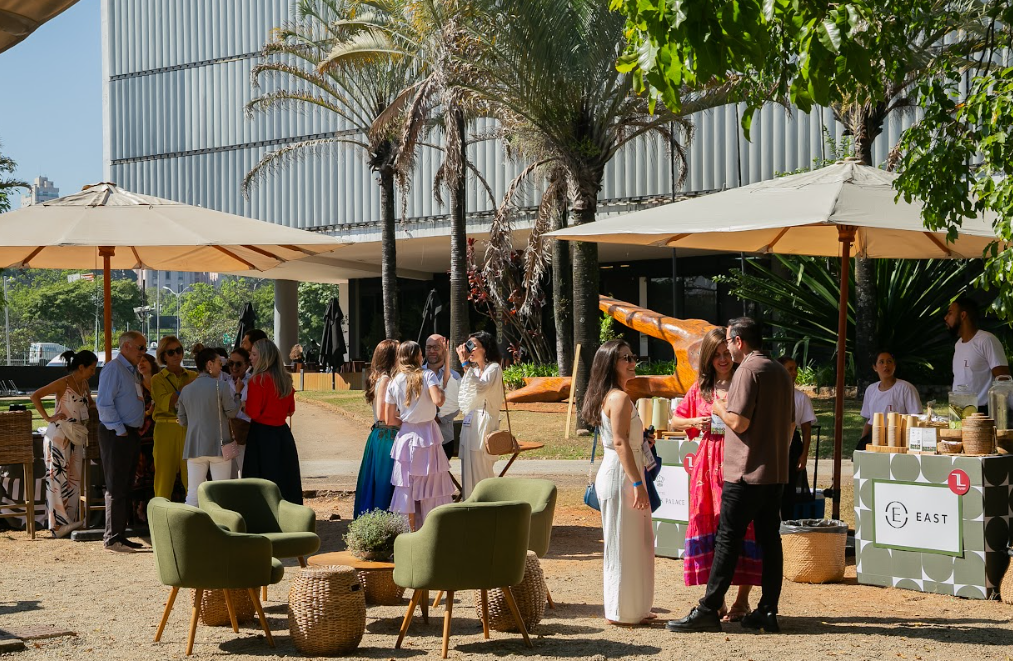 Picnic da TL Portfólio durante a feira de turismo ILTM Latin America no Parque Ibirapuera (divulgação)