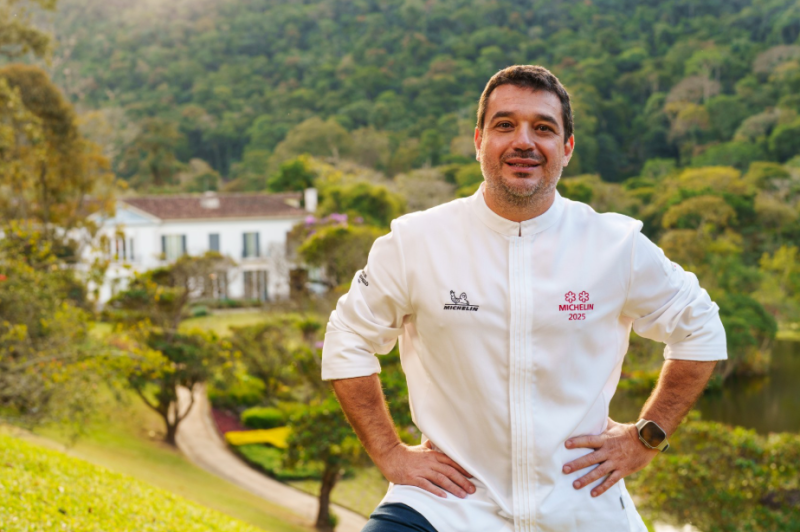 O chef Rafa Costa e Silva, com duas estrelas Michelin no restaurante Lasai