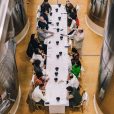 Mesa de prova montada para a degustação no Tour Segredos da Chandon, em Garibaldi (foto: divulgação)