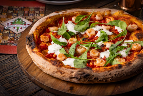 Pizza criada por Andréa Ribeiro, do restaurante Mistura Contorno (divulgação)