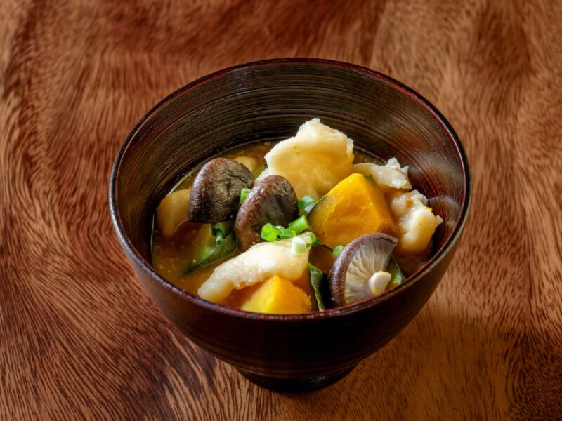 Dangojiru, sopa típica da Província de Oita (divulgação)