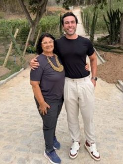 Dona Telma Ferreira e Kadu Milano (divulgação)