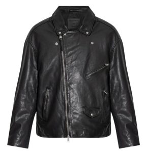 Jaqueta biker com zíper All Saints