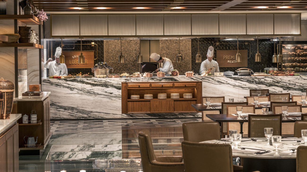 The Market Kitchen, uma das muitas opções do Four Seasons Hotel Seoul, que vai do speakeasy às estrelas (Divulgação)
