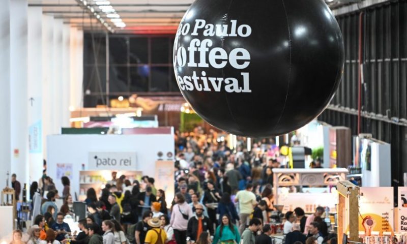 Vista geral da São Paulo Coffee Festival 2025, na Bienal de Sâo Paulo (Agencia Ophelia/Ale Moreira/divulgação)