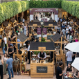 Simulação do IV Festival de VInhos e Espumantes de São Roque no Catarina Fashion Outlet (imagem gerada por IA)