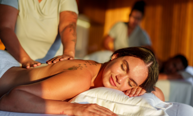 Terapia corporal no Zendaya, em Búzios (Divulgação)