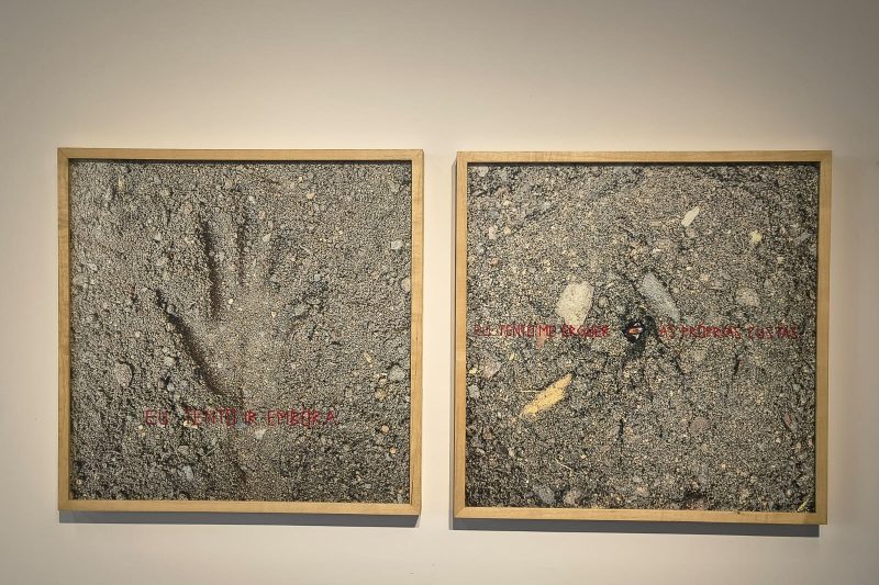 Obras da exposição "Força Maior", na galeria O Jardim