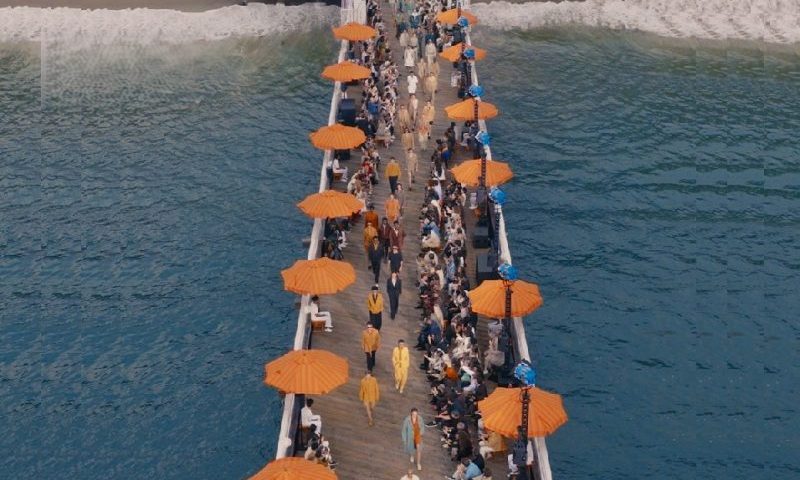Zegna Desfile em Malibu