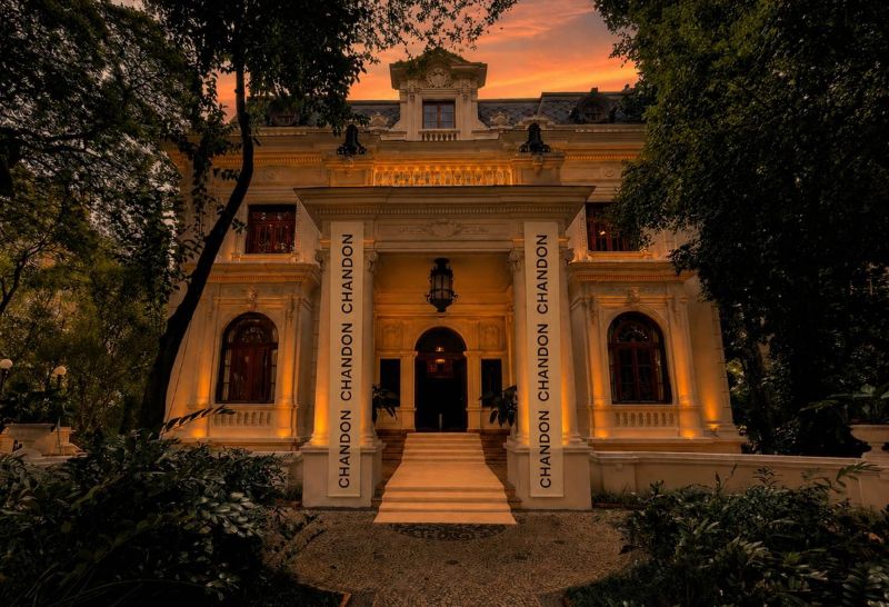 Fachada do Casarão Higienópolis, agora como Casa Chandon SP (Divulgação)