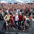 Entusiastas de 94 países, campeões de motociclismo, CEO da marca e prefeito de Misano participaram das festividades