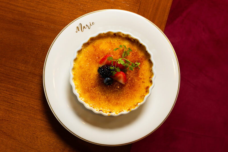 Creme Brulée do Marie Cuisine (Raul da Mota/divulgação)