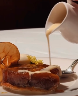 Tarte Tartin com sorvete de baunilha (divulgação)